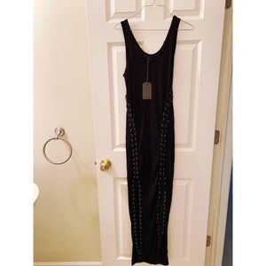 Allsaints Black Daner Dress NWT